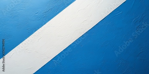 Blue and white background with diagonal lines, in a flat design style The background is a simple geometric pattern in shades of blue, representing a technology or business theme, Generative AI