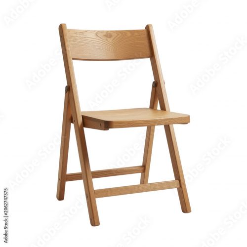 Wooden Folding Chair Transparent Background