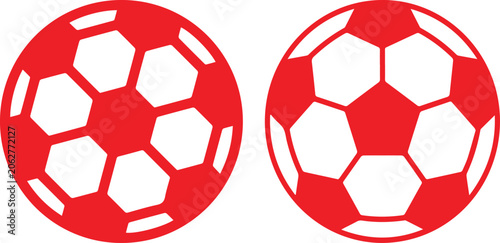 Football icon flat minimal vector, bold solid style, isolated on light background for sports branding and mobile app UI design