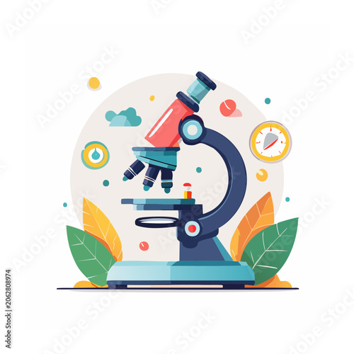 Blue robot with tools and gears vector