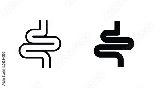 Obraz na plátně Intestine icon