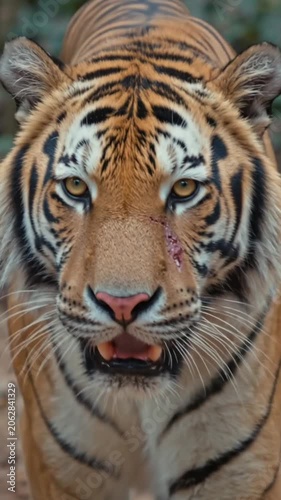 portrait of a bengal tiger