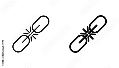 Obraz na płótnie Weakness icon