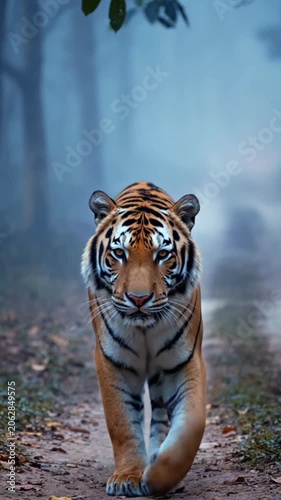tiger in the water