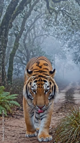 tiger in the water
