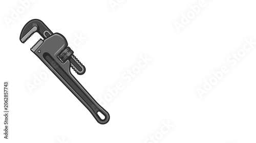 Adjustable pipe wrench tool for plumbing and repair work