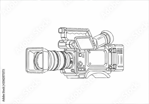 Professional video camera for highquality film production.