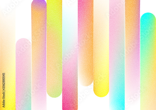 Bild auf Leinwand Abstract colorful pastel gradient background with vertical stripes and grain texture