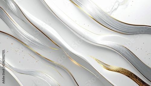 Elegant flowing abstract waves