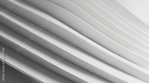 Minimal composition with thin black lines and white background 