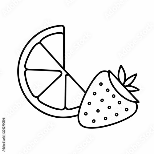 Sweet & Sour Vector Line Art