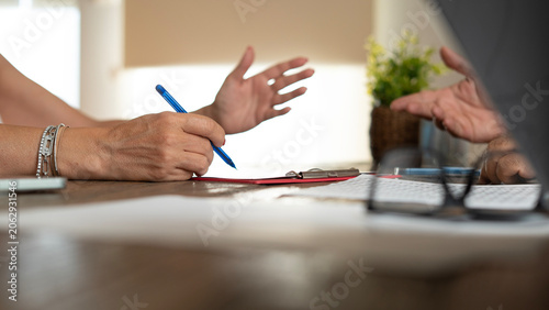 business people shaking hands