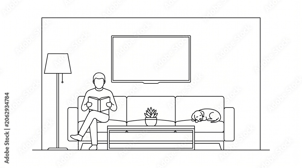 Fototapeta premium Person drawing line art on whiteboard in office or classroom setting minimalist style