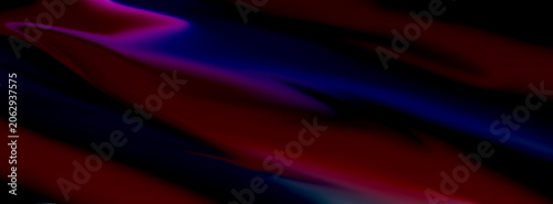 An abstract background featuring smooth, flowing waves of deep red, dark blue, and black colors. The vibrant gradients create a dynamic and modern visual effect.