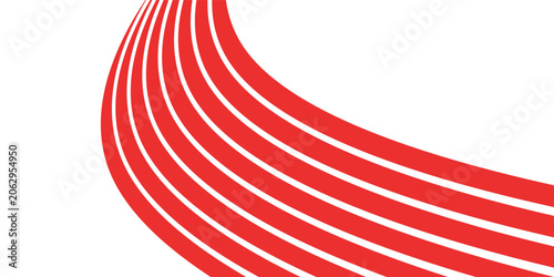 Christmas candy swirl background. Christmas candycane radial pattern with red stripes. Xmas swirl lollipop vortex texture.