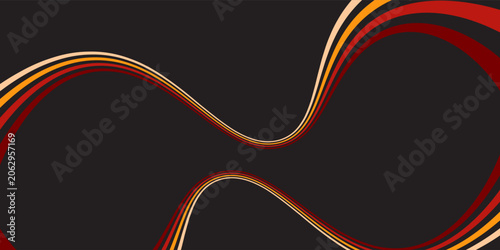 Vintage Striped Backgrounds, Posters, Banner Samples, Retro Colors from the 1970s 1900s, 70s, 80s, 90s. retro vintage 70s style stripes background poster lines. eps 10