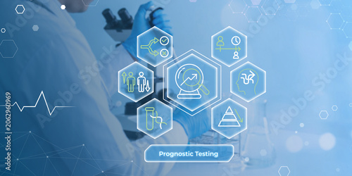 Photos Modern medical professional using advanced technology for prognostic health test