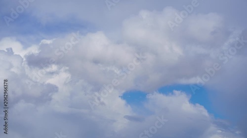 timelapse of clouds in the sky