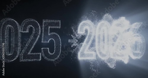 New Year Transition 2025 to 2026.
