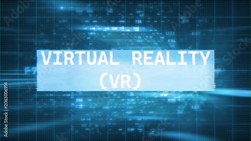 Virtual Reality (VR) HiTech Backgrounds V 07