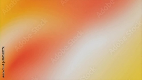Smooth Yellow and Orange to Coral and White Animated Gradient Background