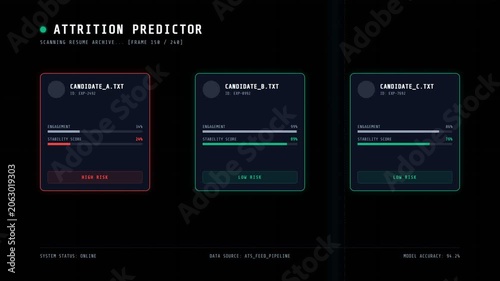 Employee attrition predictor dashboard with predictive analytics