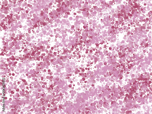 Pink Watercolor Polka Dot Background, Abstract Bubble Pattern Texture with Soft Feminine Design