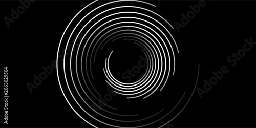 Принти на полотні Concentric Circle Elements Backgrounds