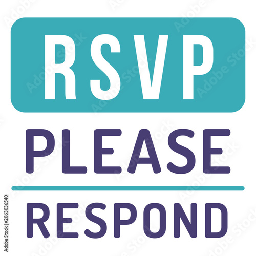 Εκτύπωση καμβά Rsvp please respond quote