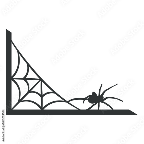 Foto Black design of a spider