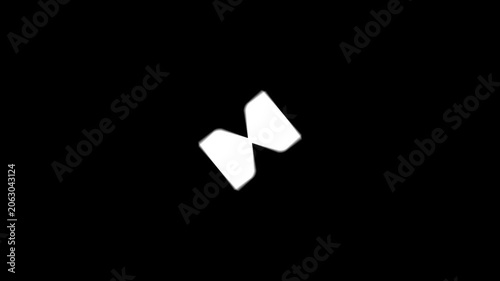 Hourglass Icon Animation Showing Sand Flowing Progression for Loading Status and Time Measurement Seamless Loop 4k
