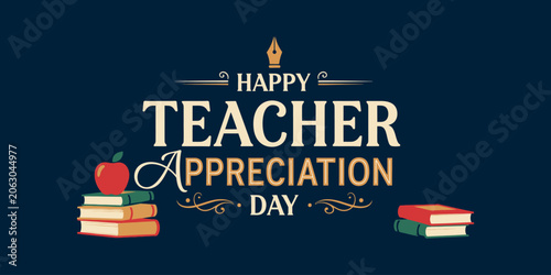 Tableau sur toile Happy teachers day appreciation celebrating educators everywhere