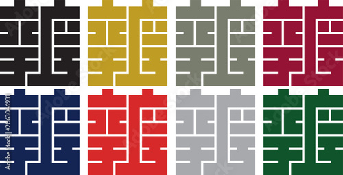Valokuva 家紋-角字-辨（べん）｜知恵と判断