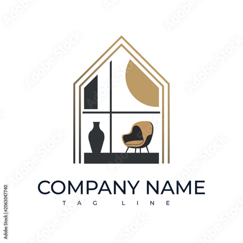 Interior design logo