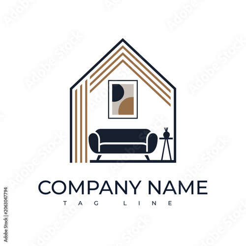 Interior design logo