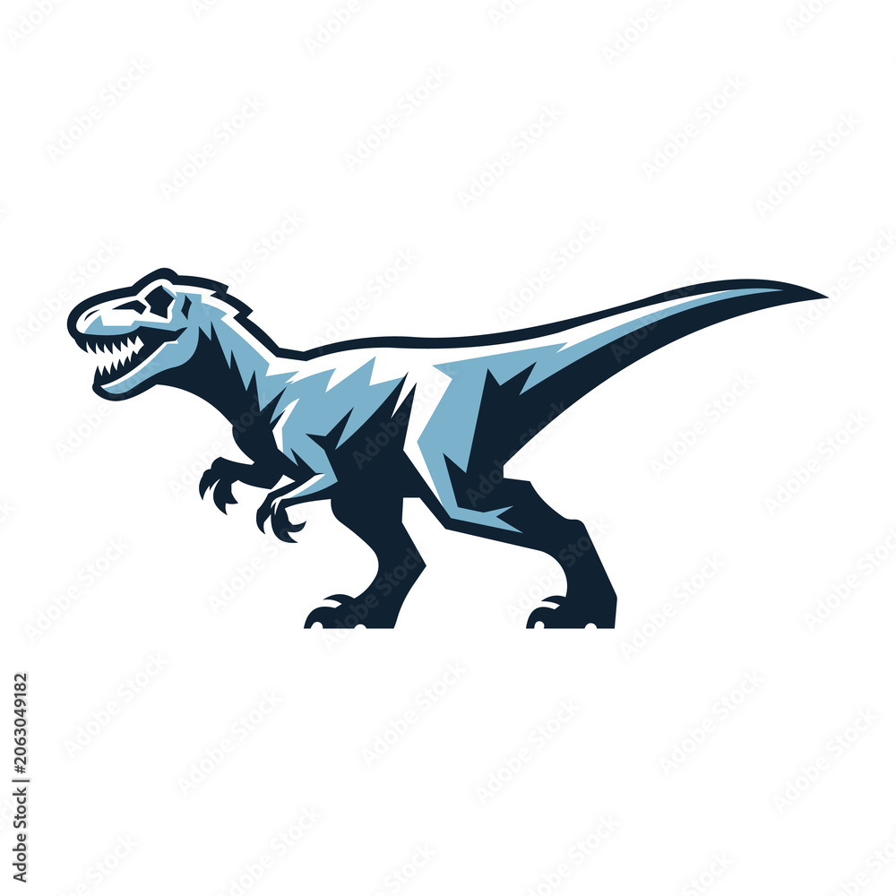 Fototapeta premium tyrannosaurus rex dinosaur vector