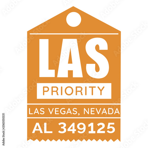 Photography Bold las vegas priority tag design