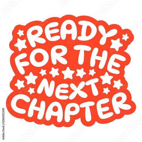 Foto Ready for the next chapter quote