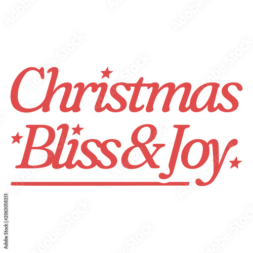 Foto Christmas bliss &amp; joy design