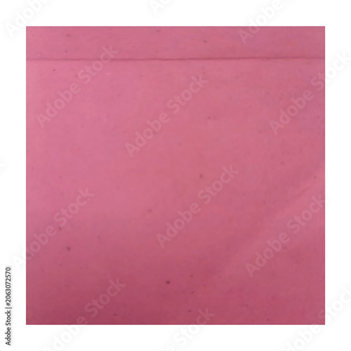 Pink paper texture background isolated on transparent background