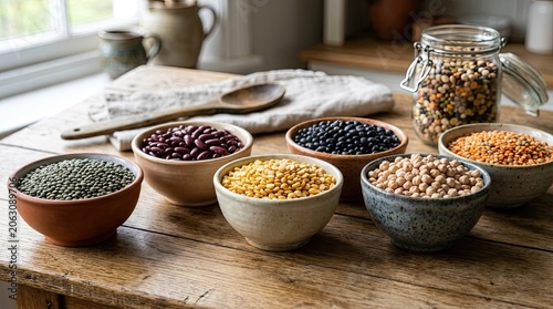 spices and herbs on the table