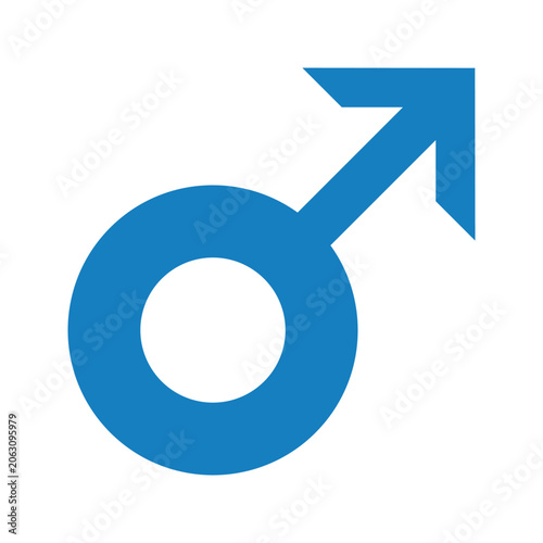 Male Gender Symbol Vector Illustration