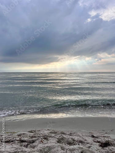 beach at sunset