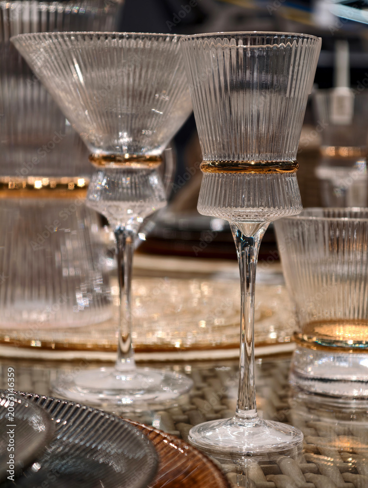 Φωτογραφία Premium glassware for wine displayed elegantly on a luxury table