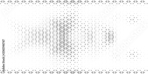 Geometric Triangle Pattern Background With Black Triangles On White Gradient Design.eps.10