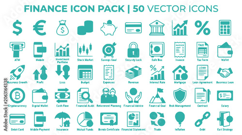 Create an icon sheet featuring various food related symbols