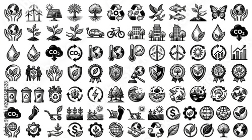 Black icons on white background.