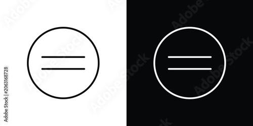 Φωτογραφία Equality icon in vector. Logotype icons