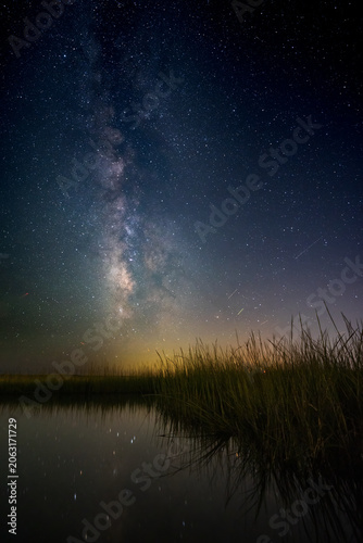Stars, Milky Way, Assateague Island National Seashore,Chincoteague, Virginia