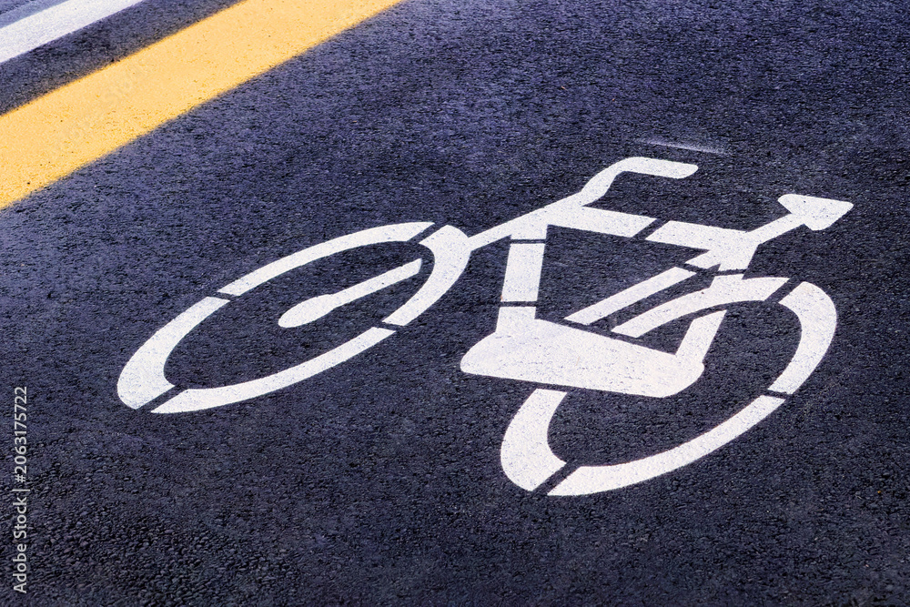 Obraz premium pista ciclabile